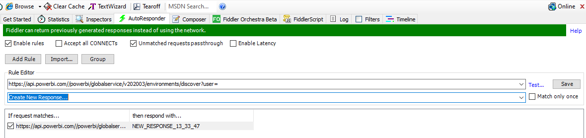 fiddler auto-responder rules
